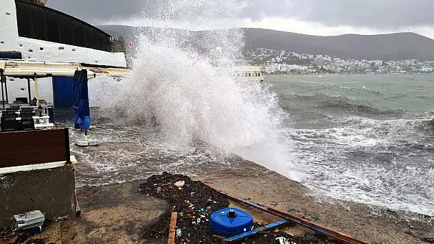 Bodrum-Anamur Arasında Denizlerde Fırtına Uyarısı