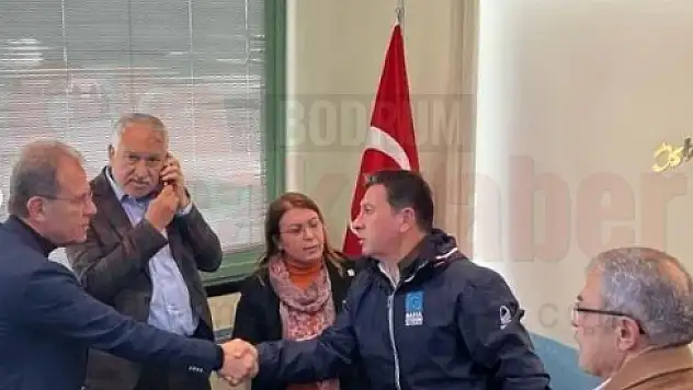 Bodrum Belediye Başkanı Aras Deprem Bölgesine Ulaştı
