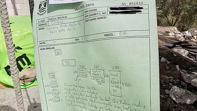 Bodrum Belediyesi Kaçak İnşaatlarla Mücadelesine Devam Ediyor