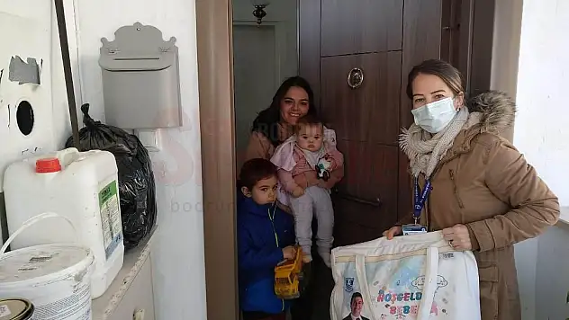 Bodrum Belediyesi tarafından gerçekleştirilen 'Hoş Geldin Bebek' projesi devam ediyor.