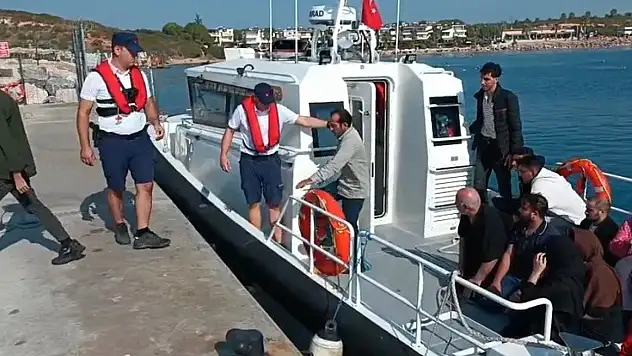 Bodrum'da 19 düzensiz göçmen kurtarıldı !
