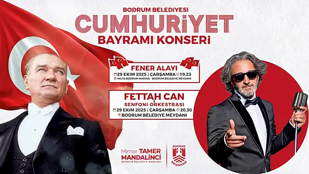 Bodrum'da Cumhuriyet'in  102. yılı coşkuyla kutlanacak