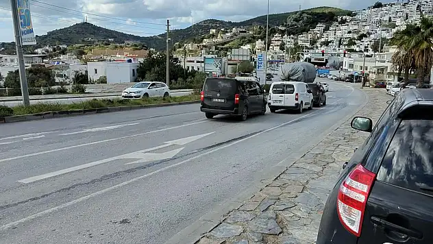 Bodrum'da dört araçlı zincirleme kaza