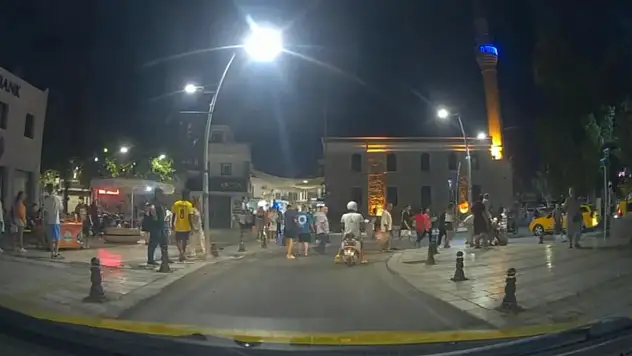 Bodrum'da gece yarısı meydan kavgası kamerada