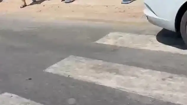 Yaya geçidine park tepki çekti !