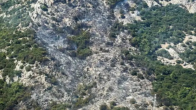Bodrum'daki yangının önü kesildi, kontrol altına alınmaya çalışılıyor