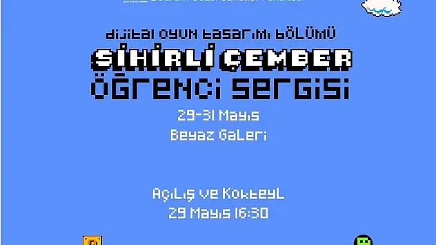 Bodrum Dijital Oyun Tasarımı Bölümü Öğrencilerinden Sergi