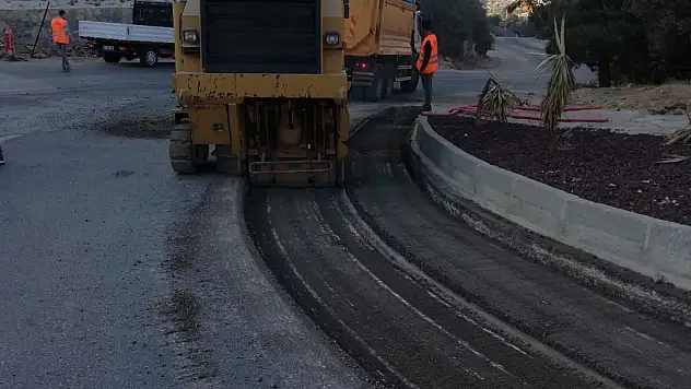 Bodrum Dr. Mümtaz Ataman Caddesi'nde Çalışmalar Devam Ediyor