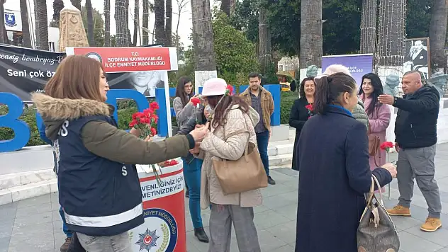 Bodrum Emniyet Güçleri 08 Mart Dünya Kadınlar Gününde Etkinliklerde Bulundu