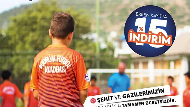 Bodrum Futbol Akademisi'nde kış dönemi kayıtları başladı