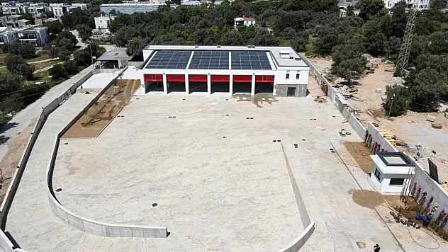 Bodrum itfaiye binası tamamlandı