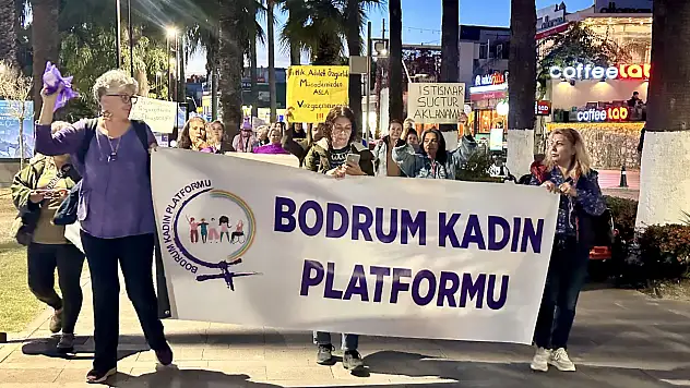 Bodrum Kadın Platformu Bir kişi daha eksilmeyeceğiz