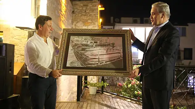 Bodrum Kaymakamı Bekir Yılmaz için veda yemeği düzenlendi