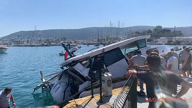 Bodrum Marina'da Patlama! 3 kişi yaralandı!