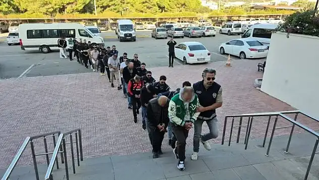 Bodrum merkezli operasyonda 9 tutuklama