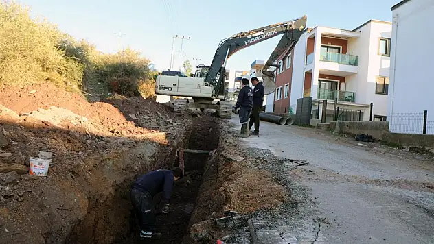 Bodrum Mumcular Mahallesinde İçme Suyu Hatları Yenileniyor
