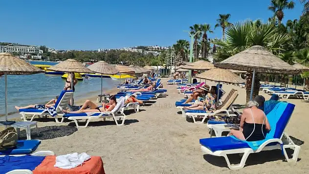 Bodrum Sahillerinde Bayram Hareketliliği