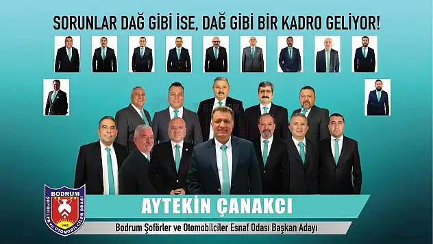 Bodrum Şoförler ve Otomobilciler Odası seçimlerine doğru