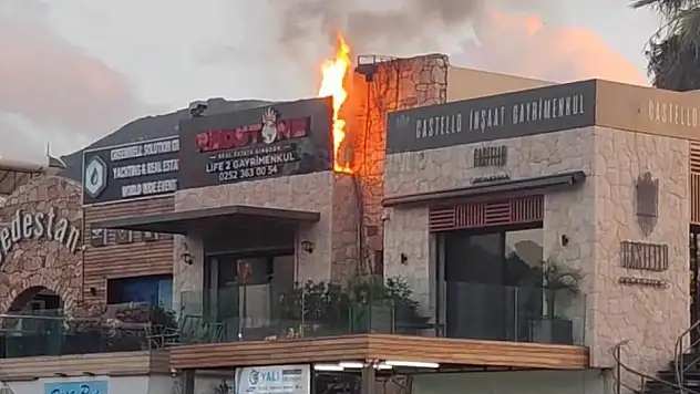 Bodrum Yalıkavak Mahallesi'nde İş Yerinde Yangın Korkusu