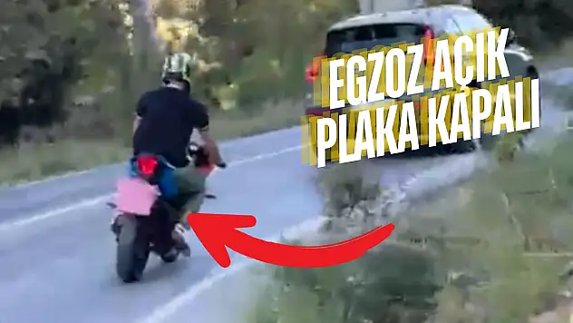 Bodrum Yalıkavak yolunda motosiklet terörü büyüyor: Açık egzoz kapalı plaka