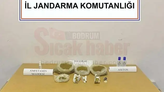 Bodrum'da 1 Kilo 598 Gram Uyuşturucu Madde Ele Geçirildi
