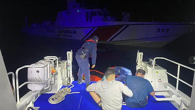 Bodrum'da 13 Düzensiz Göçmen Kurtarıldı