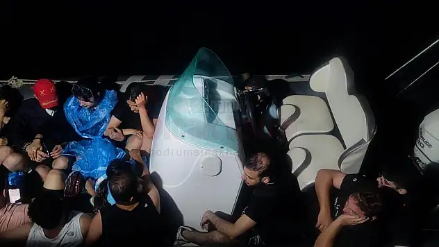 Bodrum'da 16 Düzensiz Göçmen Yakalandı