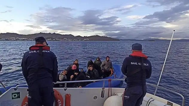 Bodrum'da 19 Düzensiz Göçmen Kurtarıldı