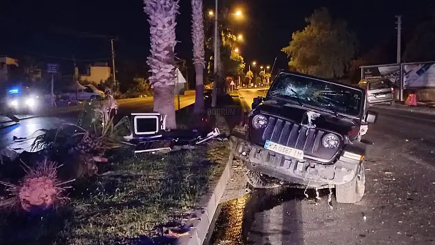 Bodrum'da 2 Kişinin Yaralandığı Kazada Sürücü 168 Promil Alkollü Çıktı