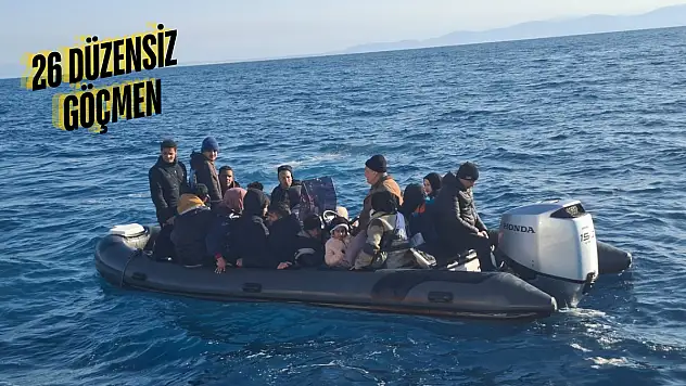 Bodrum'da 26 Düzensiz Göçmen Yakalandı