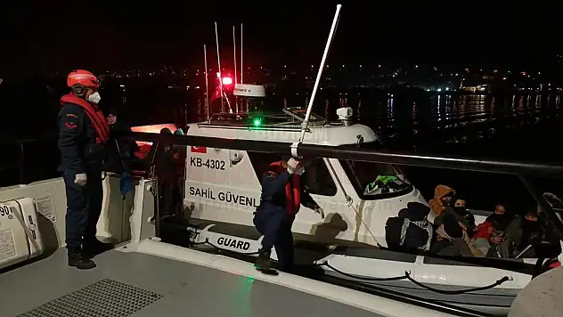 Bodrum'da 30 Düzensiz Göçmen Kurtarılmıştır