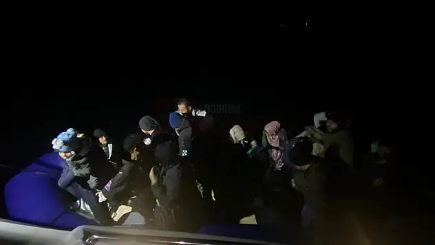 Bodrum'da 35 Düzensiz Göçmen Kurtarıldı