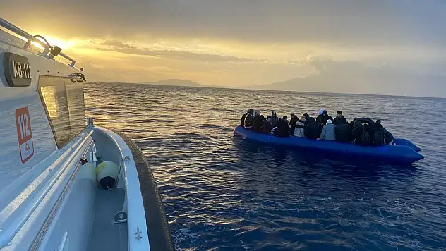 Bodrum'da 3'ü Çocuk 33 Düzensiz Göçmen Kurtarıldı