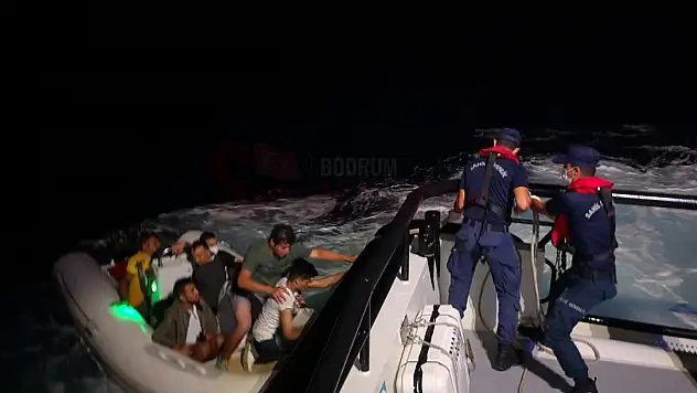 Bodrum'da 44 düzensiz göçmen kurtarıldı