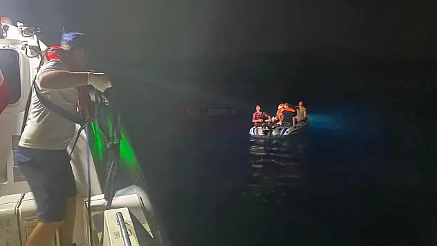 Bodrum'da 5 Düzensiz Göçmen Kurtarıldı