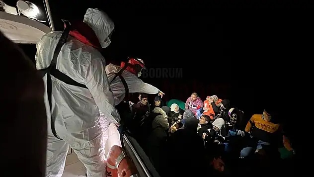 Bodrum'da 61 Düzensiz Göçmen Yakalandı