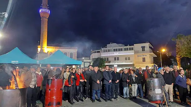 Bodrum'da Adalet İçin Meşale Yakıldı