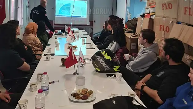 Bodrum'da Afet Bilinci Eğitimi Verildi