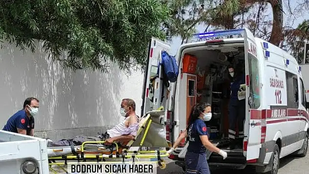 Bodrum'da bir şahıs düşerek yaralandı