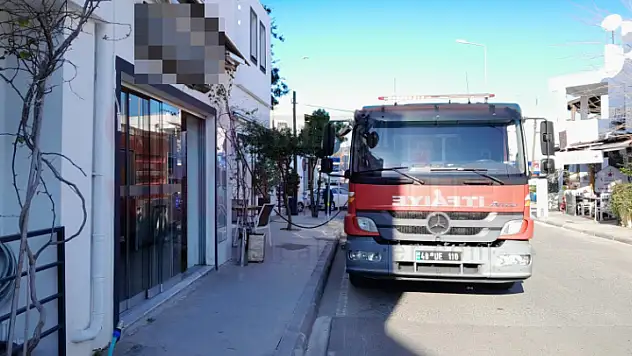 Bodrum'da Butik Otelde Yangın