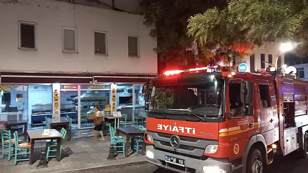 Bodrum'da Çıkan Yangın Kısa Süreli Panik Yarattı