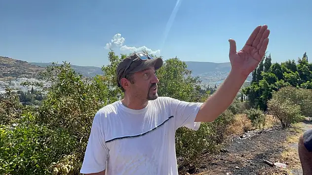 Bodrum'da Çıkan Yangın Mahalle Halkını İsyan Ettirdi
