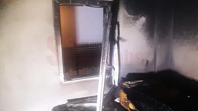 Bodrum'da Çıkan Yangında Ev Kullanılamaz Hale Geldi