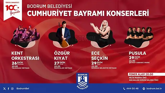 Bodrum'da Cumhuriyeti Kutlamaları