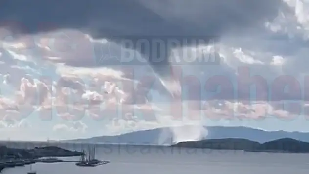 Bodrum'da Dev Hortum Korkuttu