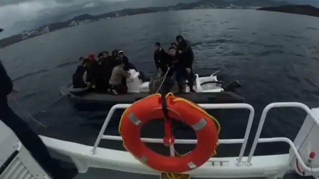 Bodrum'da Düzensiz Göçmen Operasyonu