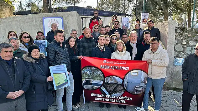 Bodrum'da Eğitim Sorunları Gündemde: CHP'den Konteyner Okullara Tepki