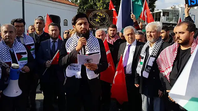 Bodrum'da Filistin'e Destek İçin Yürüdüler