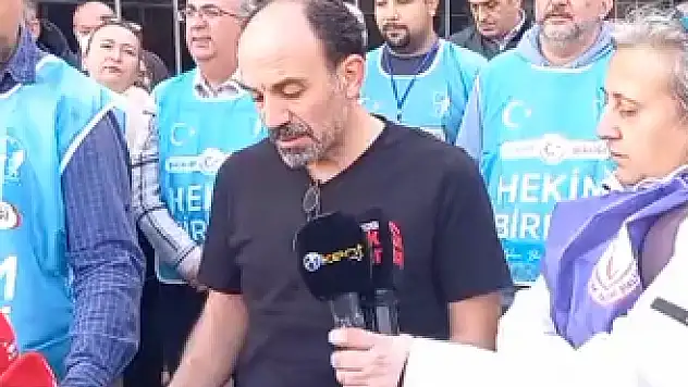 Bodrum'da Görev Yapan Sağlık Çalışanları Basın Açıklamasında Bulundu