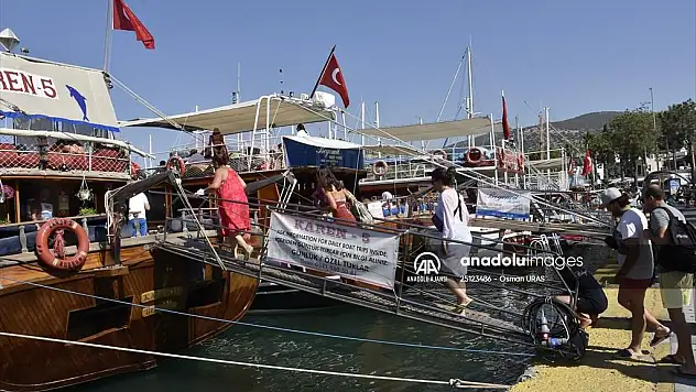 Bodrum'da günlük tekne turlarına talep arttı